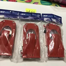 VINTAGE 3 PIECE GROUP FLY CAR BODY KITS / RED PORSCHE 911 / #RP-202 / NOS / GG !