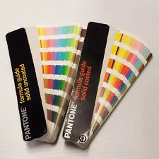 Pantone Formula Guide Uncoated & Coated 2006 Fan Deck Color Chart Free Shipping