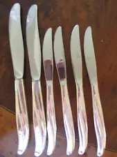 TWA AIRLINE FLATWARE CUTLERY KNIVES: Stolen TWA silver plated knives for sale!