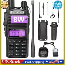 Digital Handheld Radio Scanner Fire Police VHF FM EMS Ham 2 Way Transceiver Dual