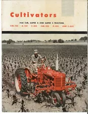 IH McCormick Farmall Cub C Super A Cultivator Color Sales Brochure 1 2 4 6 Row