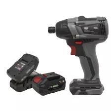 Sealey Brushless Impact Driver Kit 20V - 2 Batteries CP20VIDXKIT