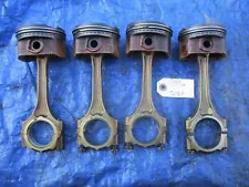 2000 Toyota Celica GT pistons and connecting rods set engine motor 1ZZ-FE OEM