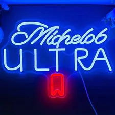 Dimmable Beer Neon Signs Bar Led Sign Geeinar Michelob Neon Sign for Wall Decor