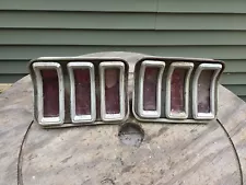 1967 1968 ORIGINAL PAIR FORD MUSTANG TAILLIGHTS TAIL LIGHT BODY FASTBACK Parts