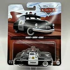 DISNEY PIXAR CARS DIRT RACE TRACK SCENE SHERIFF DXV29 HHV86 FLM15