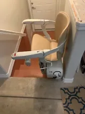 Stannah Electric Stair Lift Used less than 10 times. Remote & swivel.