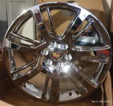 FULL SET OF 4, 2018 22x9 Chrome Rims "Split 7 Spoke" 6x139.7 Lug NIB Never Used