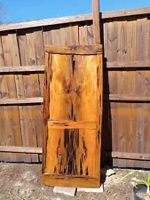 REAL Undewater Recovered Old Growth Barn Door Pecky Sinker Cypress Wood 33" Wide