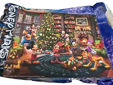 Thomas Kinkade Disney Mickey And Minnie Trimming The Tree 14 X 11 Print