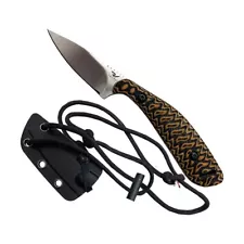 5.5" Revolt Knives Rapt'r Fixed Blade Survival Neck Knife EDC with Sheath