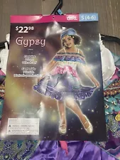 Wonderland Child Gypsy Costume. Nwt. Small 4-6