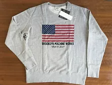 BROOKLYN MACHINE WORKS x Uniqlo Crewneck Gray Mens L NWT Shinburger Park Bike