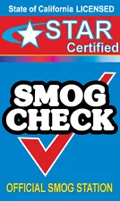 SMOG CHECK - Star Certified 3'x5' Vinyl Banner Sign