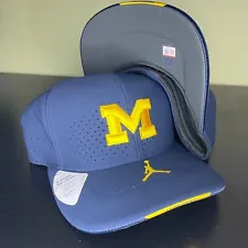 Michigan Wolverines Nike Air Jordan Flex Hat On Field Team Issue Aerobill L/XL