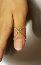 Thumb Splint Ring Trigger Finger Jewel Orthopedic Hyper-mobility
