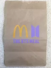 ðMcDonalds The BTS Meal Limited Edition Exclusive Paper Bagð