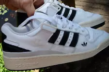 Men 10 white Adidas Forum Low Walk Run Play sport firm Sneaker Shoes GV9024