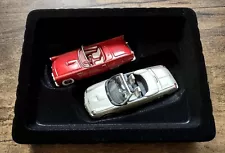 2005 Hallmark Keepsake Set of 2 Ornaments 50th Anniversary 1955 FORD THUNDERBIRD