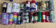 Large mixed lot 35 rolls deco mesh For Wreaths NEW unused decorative crafting