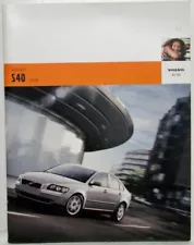 2006 Volvo S40 Prestige Sales Brochure