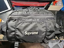 Supreme SS16 Codura Brand Fabric Black Waist Bag Please Read Description