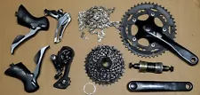 Shimano Claris Groupset 2x8 R2000 11-34T 46/34t Crankset Road/Gravel Groupset