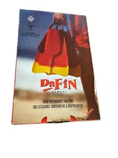 Da Fin Hawaii Swim Fins Pro model Flippers Size XL 13-14 ML DaFin Black & Red