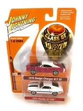 Johnny Lightning 1:64 1970 Dodge Charger R/T SE & 1970 Shelby GT-500 JLCP7341