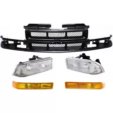 Headlight Kit For 1998-2004 Chevrolet S10 98-05 Blazer With Grille Turn Signal