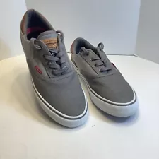 Levis Ethan Denim II 518483-K36 Mens Gray Canvas Low Top Sneakers Shoes 9M Exc