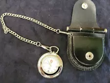 Vintage Swiss Army Pocket Watch. Collectible. Rare. Unique. Silver color.