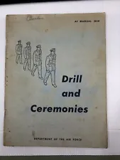 Vintage 1960 Department of the Air Force Drill & Ceremonies Manual Booklet