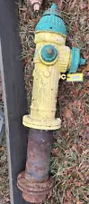 Fire Hydrant Genuine Cast Iron Garage Bar Man Cave Fireman, Can Ship