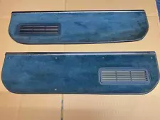 73-87 Chevy GMC Truck LOWER DOOR PANEL CARPETS in BLUE 73-91 K5 Blazer Suburban (For: 1986 Chevrolet Scottsdale)