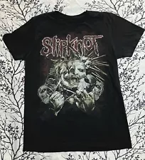 Slipknot Black Double Sided Masks And Goat S Symbol T Shirt Size Large Metal