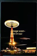 St. Louis Missouri, Amusement Park Ride at Night in 1962, Kodachrome Slide m8b