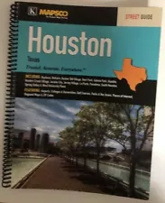 Houston TX Mapsco Street Atlas (RARE DISCONTINUED ITEM!)