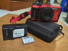 Olympus Tough TG-6 12.0MP Point & Shoot Digital Camera - Red