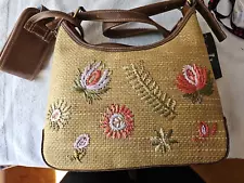 VINTAGE WICKERE BAG PURSE NEW WITH TAG