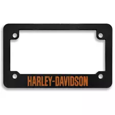 For Harley Davidson Motorcycle Textured License Plate Frame (ORANGE) (For: Harley-Davidson)