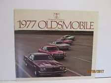 1977 Olds Cutlass 442 Omega Starfire NOS GM Dealership Sales Brochure 77