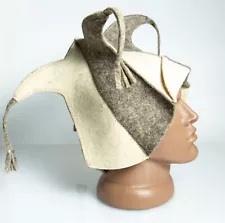 sauna hat for men and women Woolen Felt harlequin jester New Year Sale