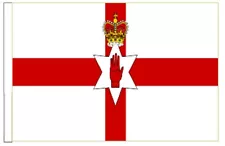 Northern Ireland Sleeved Courtesy Flag ideal for Boats 45cm x 30cm