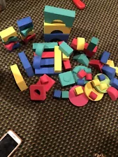 55 Piece Foam Blocks Used