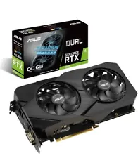 ASUS Dual GeForce RTX 2060 EVO OC Edition 6GB GDDR6 Graphics Card