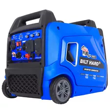 BILT HARD 5500 Watt Quiet Inverter Generator Portable Dual Fuel Electric Start