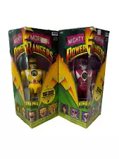 IRWIN MIGHTY MORPHIN POWER RANGERS 2 Figures YELLOW&PINK *DISCOUNTED SEE DESCRIP