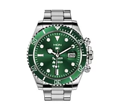 Smarth Watch Stainless Steel Luxury - Touch Screen Bussiness style Green