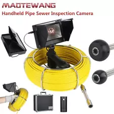 4.3"TFT LCD 30M 145° 1000TVL Pipe Sewer Drain Inspection Video Detection Camera